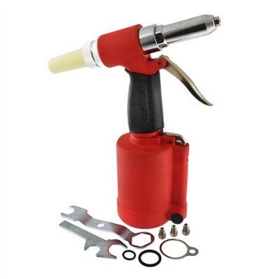 B&Q -  3/16" / 4.8mm Air Powered Hydraulic Pop Pot Rivet Riveter Gun An006