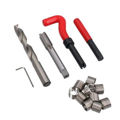 AB Tools M14 X 1.25mm Thread Repair Kit / Helicoil 15Pc Set Damaged Thread from B&Q