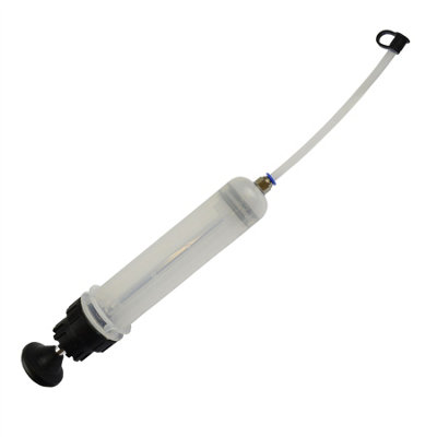 AB Tools 200Ml Fluid Vacuum Transfer Hand Syringe Action Gun Pump Extractor Oil from B&Q