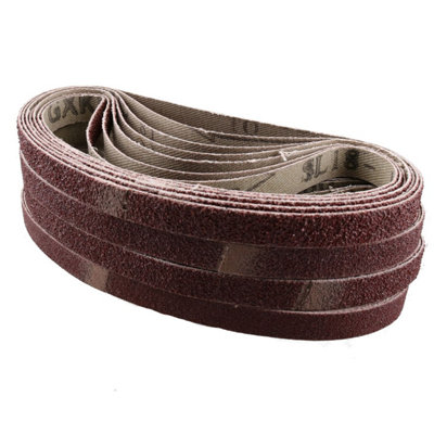 AB Tools Air Finger Sander Sanding Belts Grinder Woodwork 330 X 10mm 25 Pack Au023 from B&Q