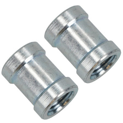 AB Tools 1/4" Bsp Female To 1/4" Bsp Female Threaded Bush Joiner Fitting 2 Pack Ft053 from B&Q