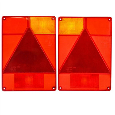 AB Tools Trailer Light Lens Pair Radex Replacement For Ifor Williams Indespension from B&Q