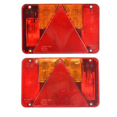 AB Tools Trailer Light Radex For Ifor Williams & Indespension Lamp Pair from B&Q