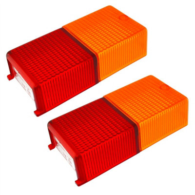 B&Q -  Trailer Light Replacement Lens Pair Suits Trailers Lighting Board Caravan