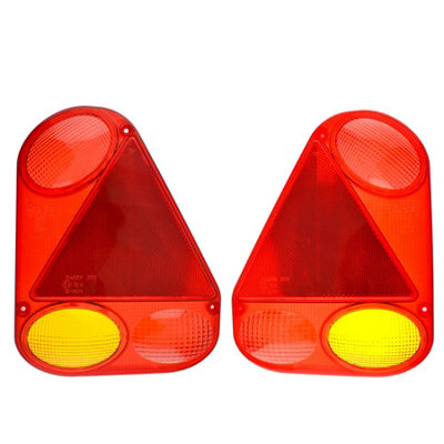 AB Tools Trailer Light Lens Radex Replacement Left & Right Lenses from B&Q