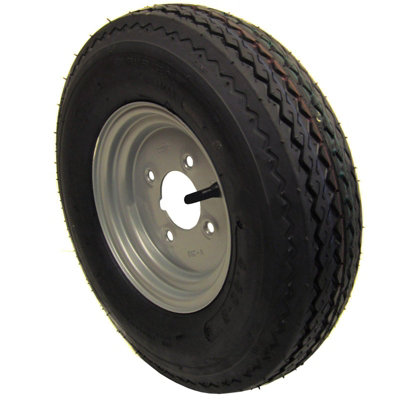 AB Tools 4"pcd Trailer Wheel And 4.00/4.80-8" 6 Ply Tyre Trsp02 from B&Q