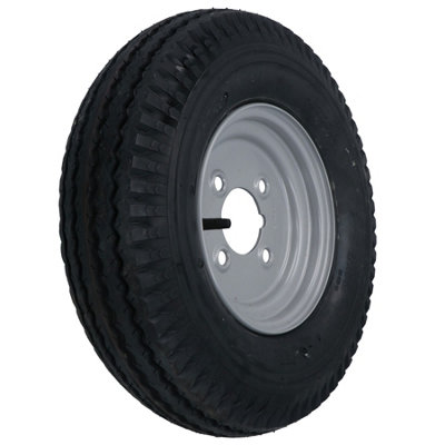 AB Tools Trailer Wheel And Tyre 400 X 8" 4Ply 4"pcd from B&Q