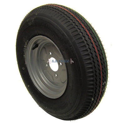 AB Tools Trailer Wheel And Tyre 5.00 X 10" 4Ply 4"pcd Trsp11 from B&Q