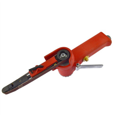 B&Q -  10mm Air Finger Belt Sander And Belts Power File Detail Sander Plus Belts An130