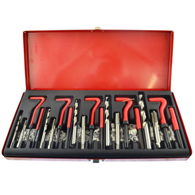 AB Tools Thread Installation And Repair Kit Helicoil Set 131Pc Metric Sizes M5 To M12