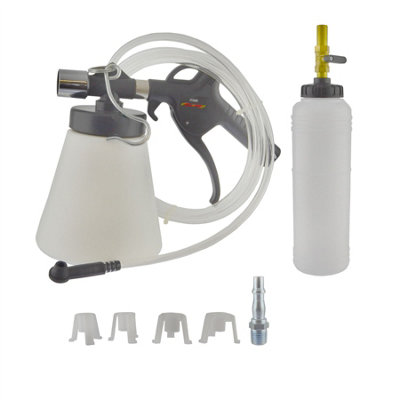 AB Tools Easy Bleed Brake & Clutch Bleeder Bleeding Vacuum 1Ltr Hand Held Pump from B&Q
