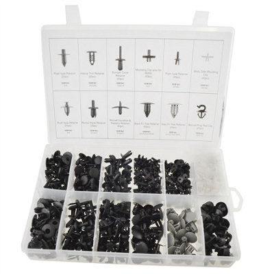 AB Tools Volvo Trim Clip Assortment Set Retaining Retainer Grommet Clips Fixings 350Pc from B&Q