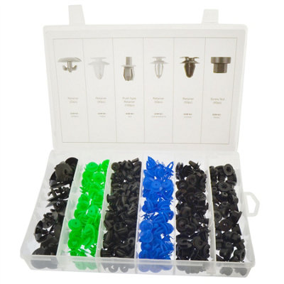 AB Tools Opel Trim Clip Assortment Set Retaining Retainer Grommet Clips Fixings 300Pc from B&Q