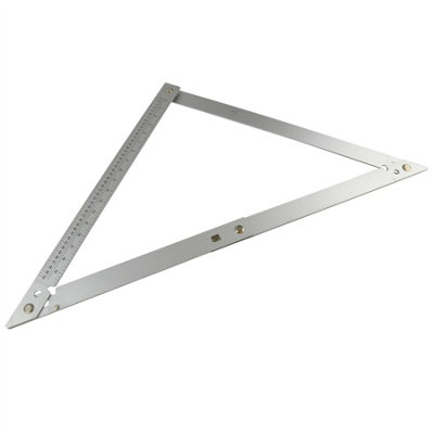 B&Q -  Folding Square 24In Aluminium Ruler Angle Flooring Builders Floor With Case