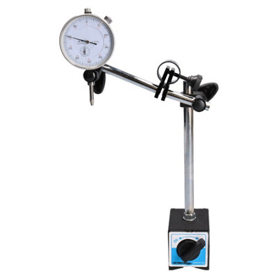 B&Q -  Dial Test Indicator Dti Gauge & Magnetic Base Stand Clock Gauge Tdc
