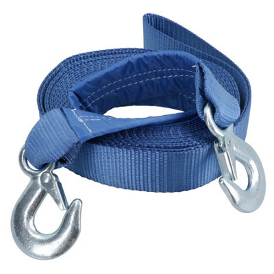 AB Tools 6M 3 Ton Heavy Duty Tow Towing Strap Road Recovery Offroad Car 4X4 from B&Q