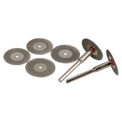 AB Tools Diamond Cutting Disc Rotary Tool 6Pc Mini & Drills Hobby Crafts from B&Q