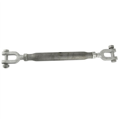 AB Tools Rigging Screw 16mm Galvanised Jaw To Jaw Turnbuckle Straining Dk69 from B&Q
