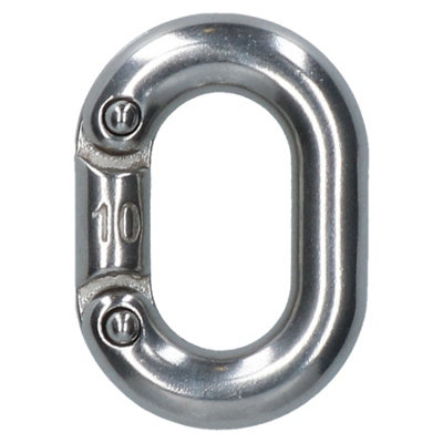 AB Tools Chain Connecting Link 10mm Marine Grade Stainless Steel Split Shackle Dk72 from B&Q