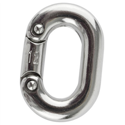Ab Tools Chain Connecting Link 12Mm Marine Grade Stainless Steel Split Shackle Dk73