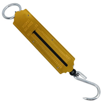 AB Tools Luggage Fishing Pocket Spring Balance Weighing Scales 50Kg from B&Q