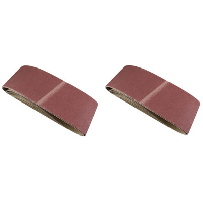 AB Tools Belt Power Finger File Sander Abrasive Sanding Belts 610mm X 100mm 120 Grit 10Pk from B&Q