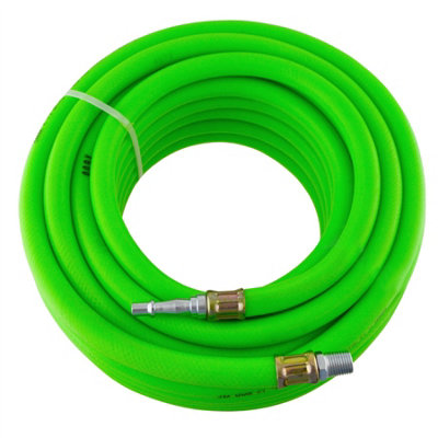 AB Tools Airline Air Compressor Hose Soft Rubber High Visibility 15 Mtr 50 Feet 8mm Bore from B&Q