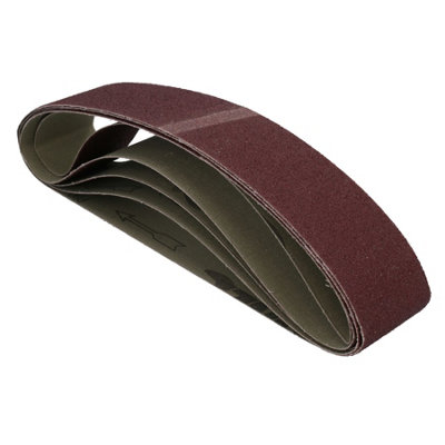 B&Q -  5 Pack Sanding Belts 80 Grit 686 X50mm Tool Sander Grinder Woodwork File Sil65