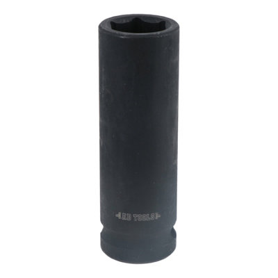 AB Tools 17mm 1/2In Drive Double Deep Metric Impact Socket Single Hex from B&Q