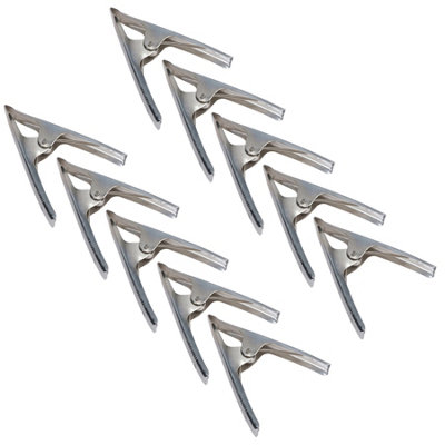 AB Tools 6" Metal Market Stall Clips Clamps Grips Holder Clasp 10 Pack from B&Q