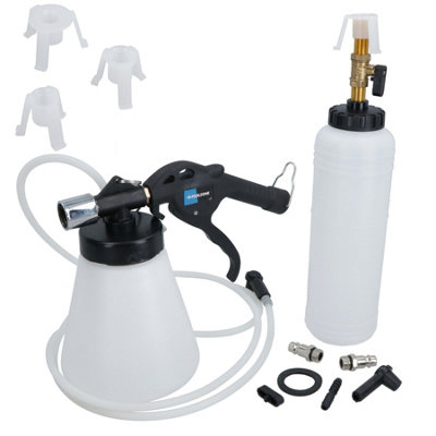 AB Tools Brake & Clutch Bleeder Easy Bleed Bleeding Vacuum 1Ltr Hand Held Pump from B&Q