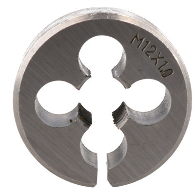 AB Tools M12 X 1mm Metric Die NutTungsten SteelThread Cutter 1.5" (38mm) from B&Q