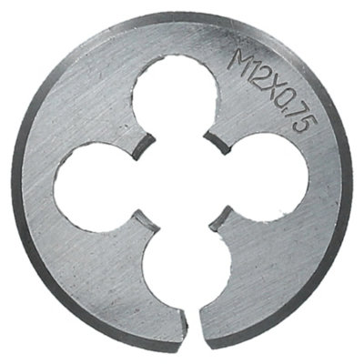 AB Tools M12 X 0.75mm Metric Die NutTungsten SteelThread Cutter 1.5" (38mm) from B&Q