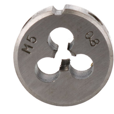 B&Q -  M5 X 0.8mm Metric Die NutTungsten SteelThread Cutter 1" (25mm)