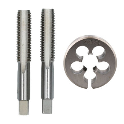 AB Tools M14 X 2mm Metric Tap And Die Tungsten Steel Taper And Plug from B&Q