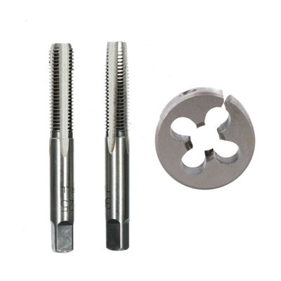 AB Tools M9 X 1.25mm Metric Tap And Die Tungsten Steel Taper And Plug from B&Q