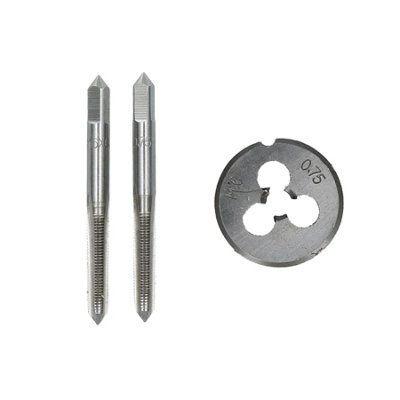 AB Tools M6 X 0.75mm Metric Tap And Die Tungsten Steel Taper And Plug from B&Q