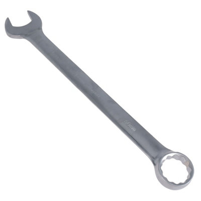 B&Q -  50mm Extra Large Metric Combination Spanner Wrench Crv Ring & Open