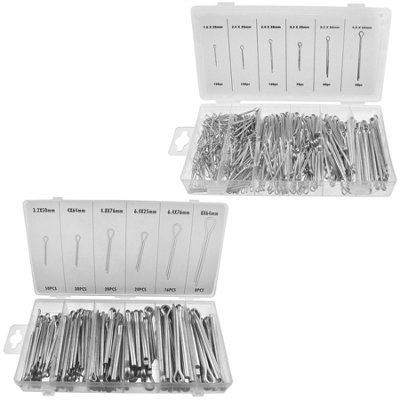 AB Tools Cotter Pin Split Pin Fastener Assortment Small To Large Sizes 699Pc from B&Q