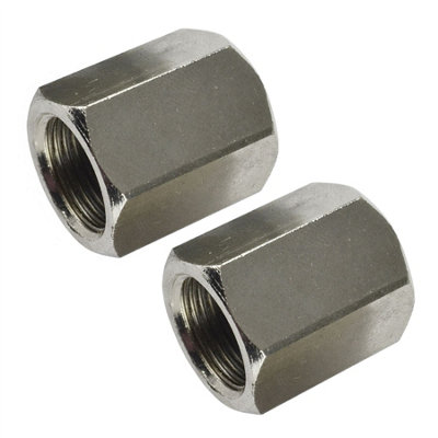 AB Tools 1/2" Bsp Female To 1/2" Bsp Female Threaded Bush Joiner Fitting 2 Pack Ft028 from B&Q