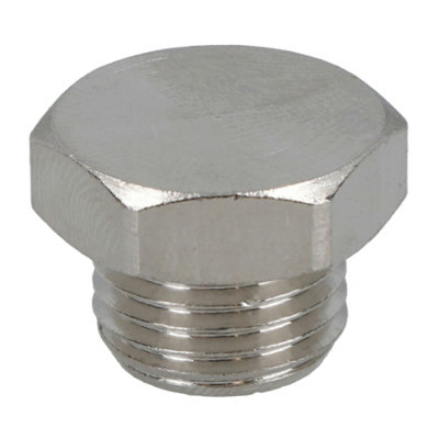 AB Tools 1/4" Bsp Hex Blanking Plug Port Air Line Compressor Fitting Ft080 from B&Q