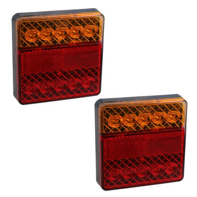 Ab Tools Led Trailer / Caravan / Ing Board Replacement Lamp 12V Pair Tr170 Light