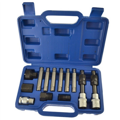 Ab Tools Alternator Tool Set / Repair / Removal / Pulley / Bosch 13Pc Kit At169