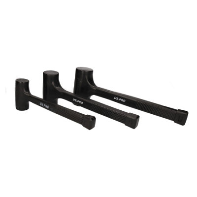 AB Tools Dead Blow Hammer / Mallet Set 1Lb / 2Lb / 3Lb 3Pc Set