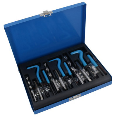 AB Tools Thread Installation And Repair Kit Helicoil Set 88Pc Metric Sizes M6 To M10 from B&Q