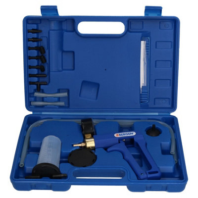 AB Tools Handheld Vacuum Brake Bleed Kit / Line Bleeding Adaptors 030 Psi from B&Q