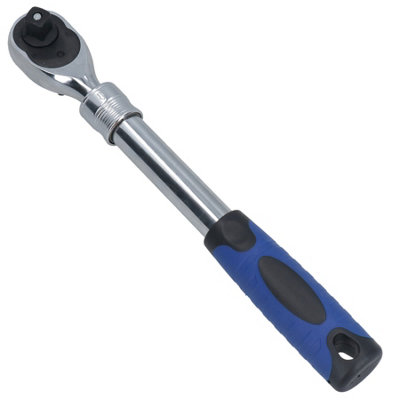 AB Tools 1/2" Drive Extendable Ratchet 12-18" (300mm-460mm) Socket Driver from B&Q