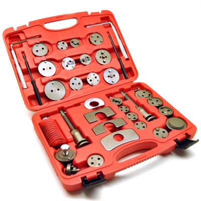 AB Tools 35Pc Universal Brake Calliper Caliper Piston Wind Back Kit Left And Right Handed from B&Q