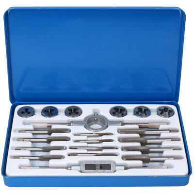 BSF Tap And Die Set 20pc British Standard Fine 3/16"" - 1/2"" Whitworth TE741 - Image 2