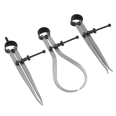 180mm Engineer Spring Calliper Measuring Set Internal External 3pc SIL57 - Image 2